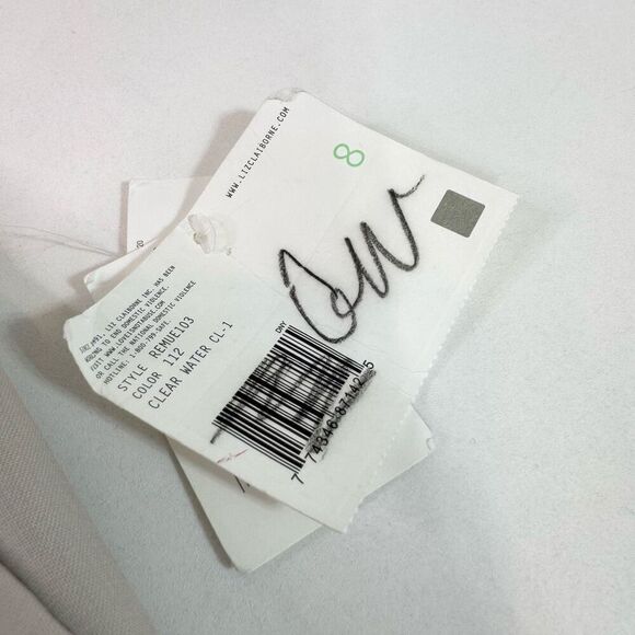 Liz Claiborne Dress Pants Womens 8 Sloane Wool Tan  Career Boot Straight Cut NEW - Picture 7 of 10